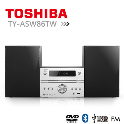 【TOSHIBA】DVD/MP3/USB/藍芽床頭音響 TY-ASW86TW (7.9折)