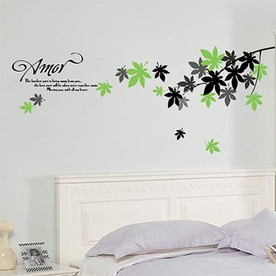 DIY壁貼 AY718 楓葉 50x70 (5.3折)