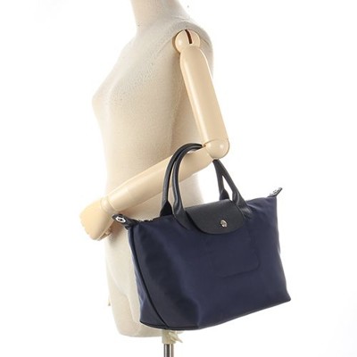 【真品保證】LONGCHAMP Le Pliage NÉO短提把兩用小型尼龍水餃包側背包手提包 (8.1折)