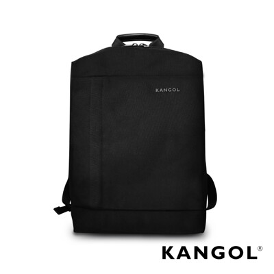KANGOL 韓國IT男爵系列-防盜簡約設計款後背包-混織黑 KG1155 (4.2折)