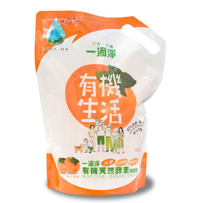楓康一滴淨有機天然酵素消臭洗衣精 柿子精粹洗衣精補充包 1600ml (6.6折)