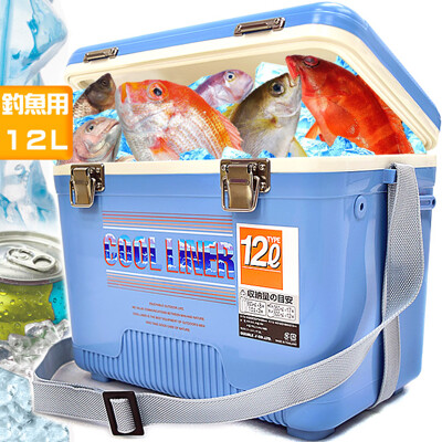 釣魚冰桶12L冰桶 (攜帶式12公升冰桶行動冰箱/保冰桶冰筒保冷桶保冰箱保冷箱)P063-12 (8折)