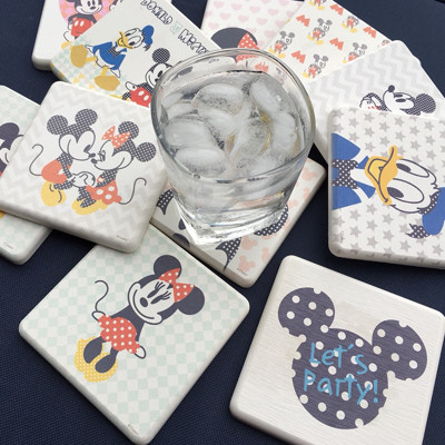【迪士尼Disney 授權】普普風珪藻土吸水杯墊-11款 (一組2入限同款) (3.7折)