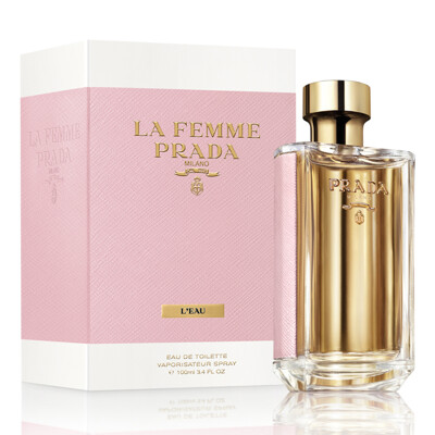 PRADA LA FEMME L'eau 纓粉淑女 女性淡香水 100ml (6.4折)