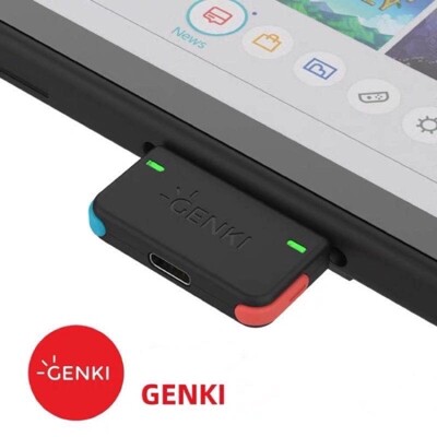 任天堂 switch 周邊配件 GENKI Audio 藍牙音訊傳輸器 藍牙耳機轉接器 (8.3折)