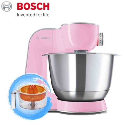 (柑橘榨汁組)【BOSCH 博世】精湛萬用廚師機 MUM58K20TW 櫻花粉 (7.6折)