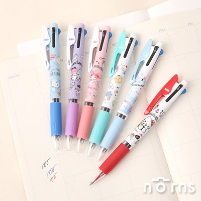 日貨uni Jetstream三色溜溜筆sanrio V4 Norns 日本進口文具原子筆he 生活市集