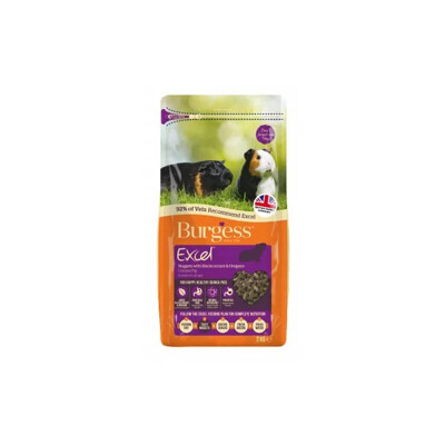 Burgess英國伯爵鼠飼料-天竺鼠(黑莓&奧勒岡葉)2kg(80670036 (7.8折)