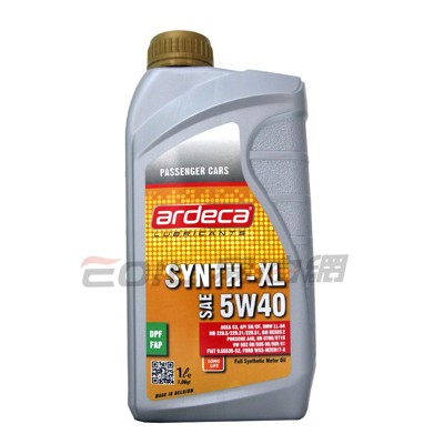 易油網ardeca synth-xl 5w40 c3 全合成機油 汽柴油共用 (10折)