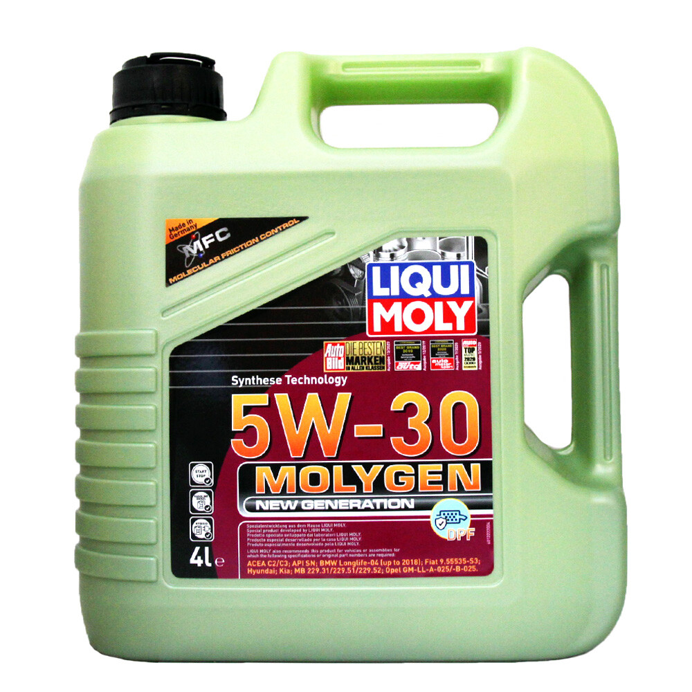 LIQUI MOLY MOLYGEN DPF 5W30 液態鉬機油 4L #21225 － 松果購物