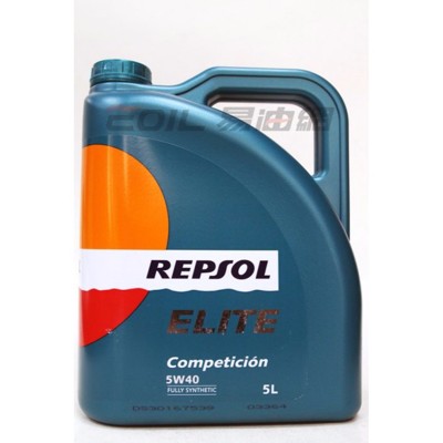 易油網repsol elite competicion 5w40 5l 全合成機油 (10折)