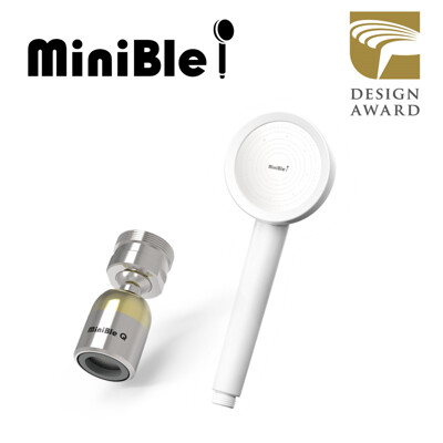 【組合品】MiniBle i 除氯微氣泡蓮蓬頭 + MiniBle 轉向版 (9.4折)