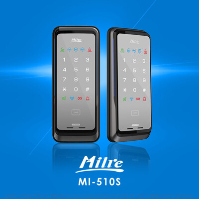 Milre美樂二合一密碼/卡片智能電子門鎖MI-510S(附基本安裝) (7.9折)