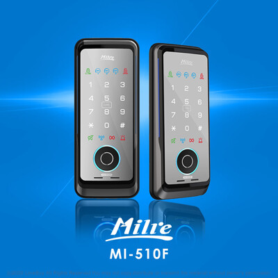 Milre美樂三合一密碼/指紋/卡片智能電子門鎖MI-510F(附基本安裝) (8折)