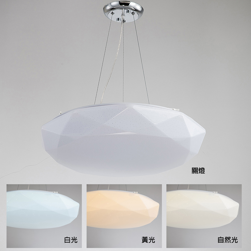 【Honey Comb】北歐星空LED72W調光調色吊燈(V1728S72)