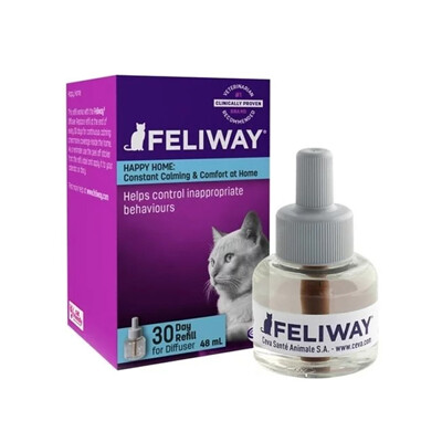 feliway費利威法國貓咪費洛蒙插電組補充瓶-48ml / 費洛貓 / 穩定貓咪情緒