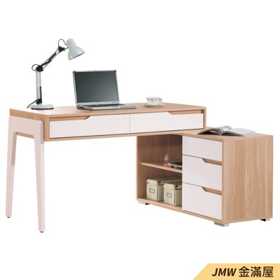 105cm文件櫃 辦公電腦桌L型【金滿屋】工業風工作桌 書櫃型書桌-J469-05 - (6.3折)