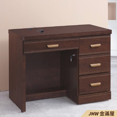 105cm辦公電腦桌L型【金滿屋】工業風工作桌 書櫃型書桌 書桌加書櫃 G771-5 - (6.3折)