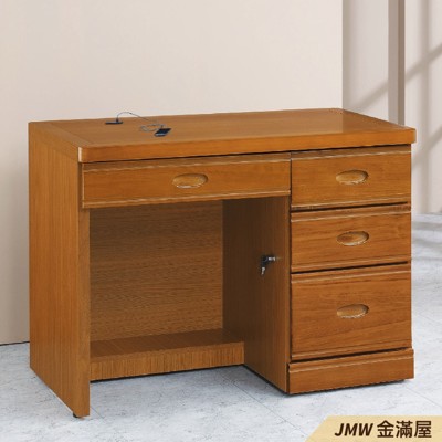 105cm辦公電腦桌L型【金滿屋】工業風工作桌 書櫃型書桌 書桌加書櫃 G771-3 - (6.3折)
