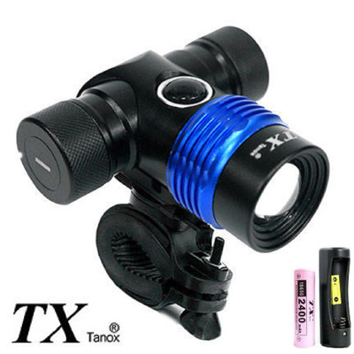 TX特林XML- L2 LED五色鏡片五段照明腳踏車燈(T-NJK28-L2) (6.6折)