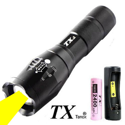 TX特林XML- T6 LED黃光伸縮變焦手電筒(T-YW-T6) (7.8折)