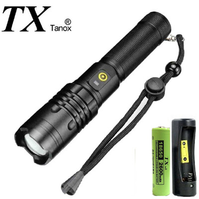 TX特林XHP-50 LED強亮USB充電手電筒(T-FA30-P50) (6折)