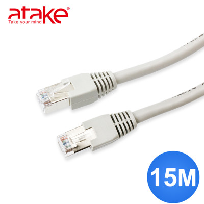 【福利品】ATake Cat 6A 網路線 (15米) **裸線**AAC6A-PH15 (8.1折)