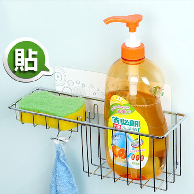 洗潔精菜瓜布壁掛架+送茶樹精油環保香氛清潔袋 15L(3卷裝/1包) (7.1折)
