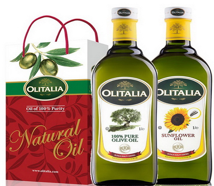 免運2瓶組 奧利塔olitalia 純橄欖油1l 葵花油1l 生活市集