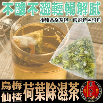 【蔘大王】烏梅仙楂荷葉除濕茶 SGS養生茶 仙楂烏梅排便順暢 特加花旗蔘打底 強力代謝王 (7.5折)