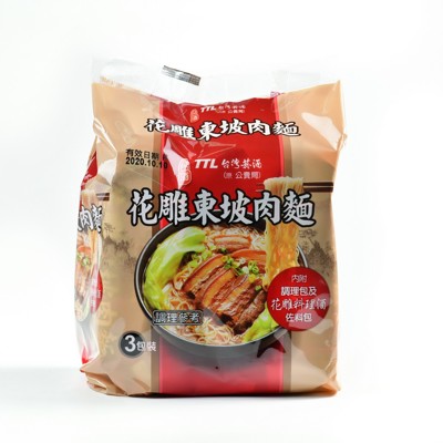 【台酒TTL】台酒花雕東坡肉(包麵) - 袋裝(3包/入) (9.7折)