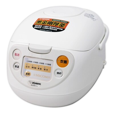象印6人份黑金剛厚釜微電腦電子鍋 NS-WXF10-WB (8.5折)