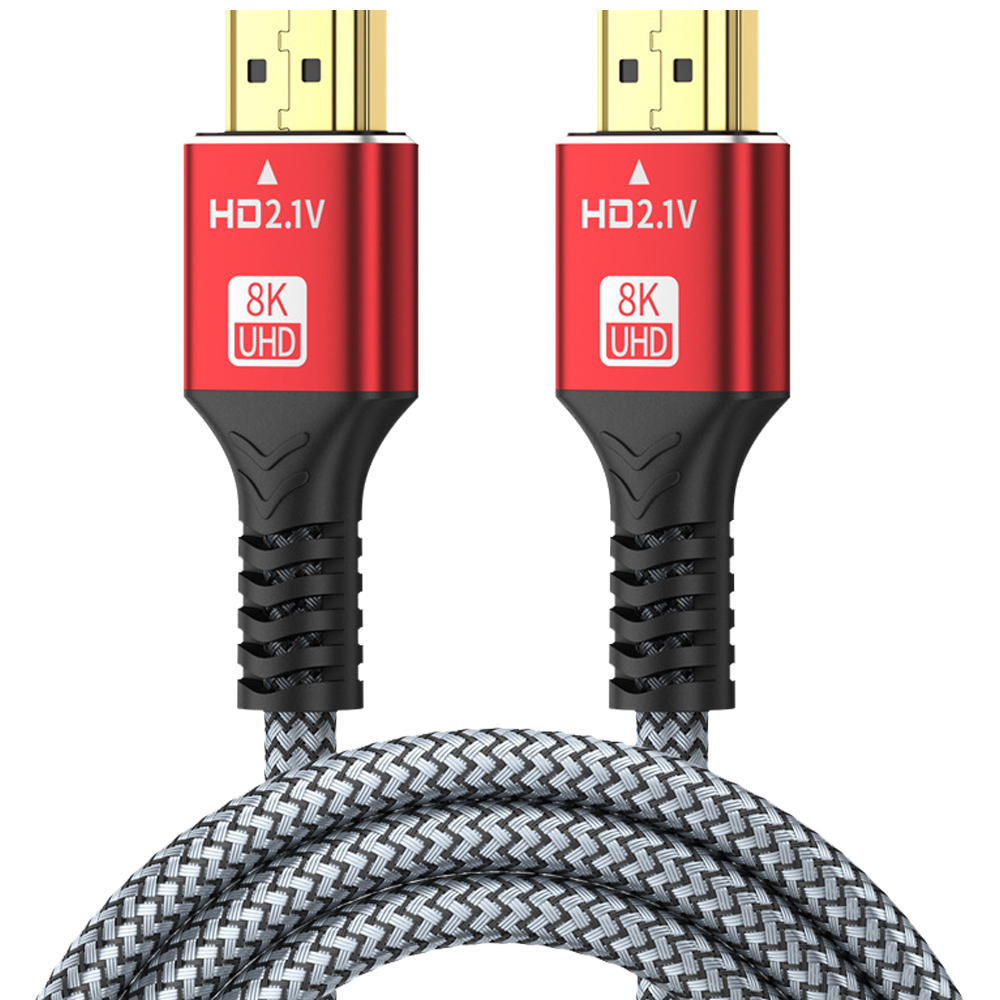 HDMI-L2 8K/60Hz UHD高畫質動態HDR雙頭HDMI 2.1版影像傳輸轉接線 3m