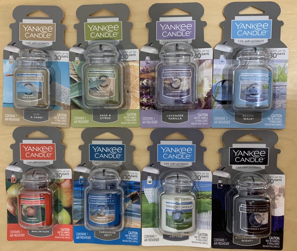 潼漾小舖 Yankee Candle 車用吊飾芳香劑 非芳香片 八款任選 生活市集