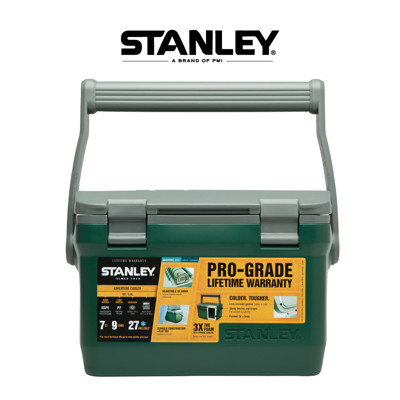 【美國Stanley】6.6L可提式超長效能保溫冰桶/野餐籃-綠 (可攜水壺/做椅子) (8.9折)