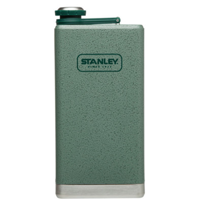 【美國Stanley】 SS經典酒壺236ml(錘紋綠) (8.7折)