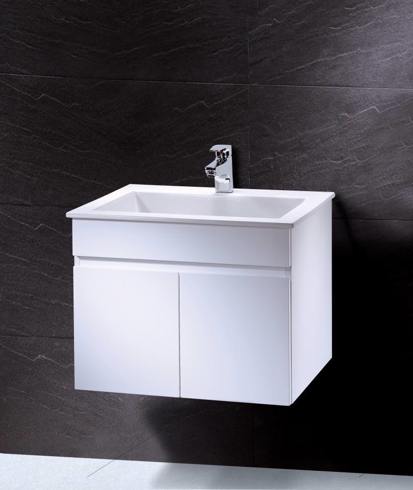 凱撒衛浴caesar 60公分一體瓷盆浴櫃組含龍頭lf5017a Bt400c 松果購物