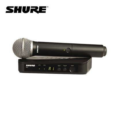 【敦煌樂器】Shure BLX24/PG58 無線麥克風組 系統搭配 PG58 麥克風 (9.3折)