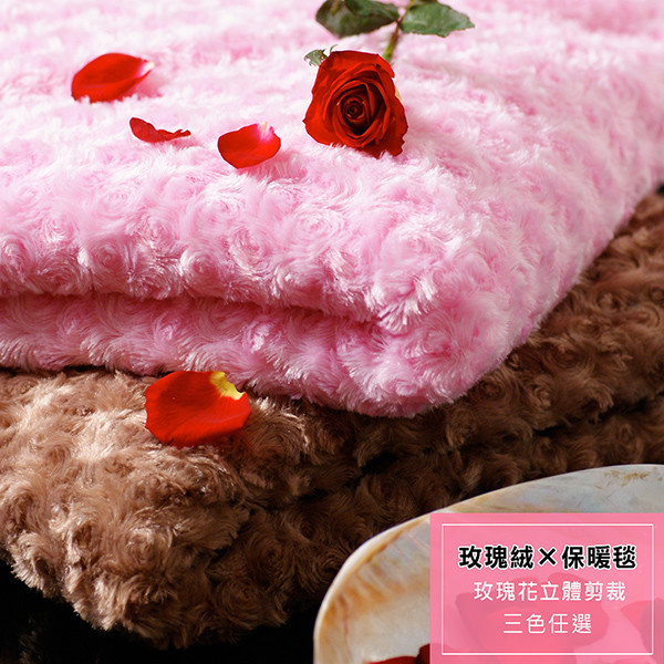 四季保暖玫瑰絨毯法蘭絨毯功能毯四季毯 150x190cm 生活市集