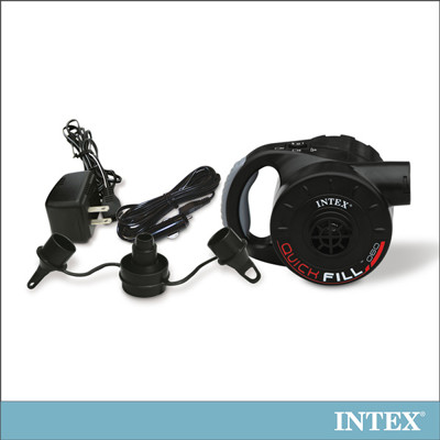 【INTEX】3合1可蓄電充氣幫浦110V+12V+蓄電池(充洩二用) (66621) (7折)