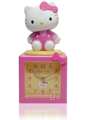 Hello Kitty搖擺公仔超靜音貪睡鬧鐘 JM-E500KT (8.9折)