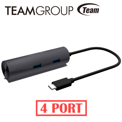 TEAM十銓科技 Type C 4 PORT HUB轉接器 TWT03 (7.8折)