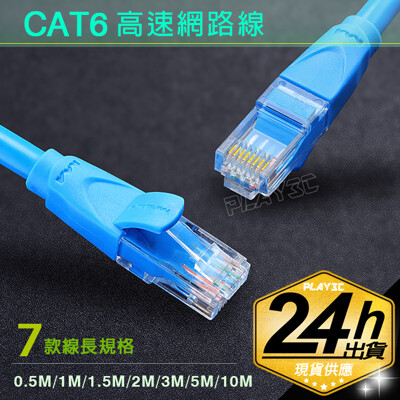CAT6高速網路線【0.5米/0.5M】無氧銅芯 RJ45 網路線 (6.1折)