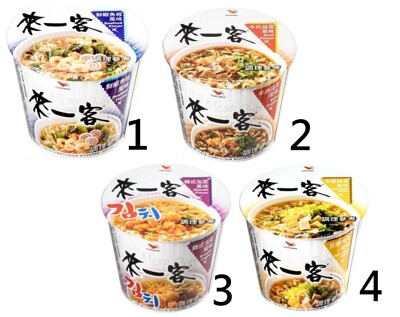來一客鮮蝦魚板/牛肉蔬菜/京燉肉骨/韓式泡菜(12碗) (9.7折)
