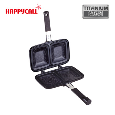 【韓國HAPPYCALL】鈦電漿早午餐鍋不沾鍋雙面鍋 (5.5折)