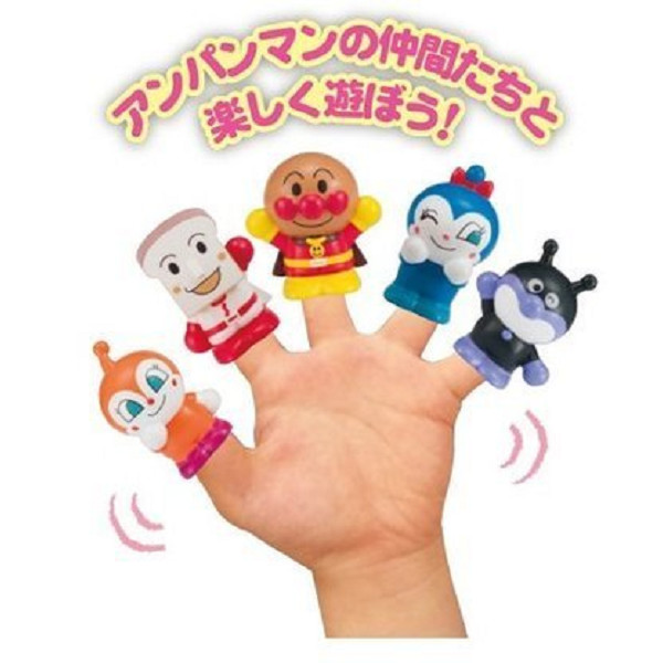 日本進口麵包超人anpanman 家族公仔指偶人形玩具 5入 親子互動玩具 松果購物 買不完的生活好物 Line購物