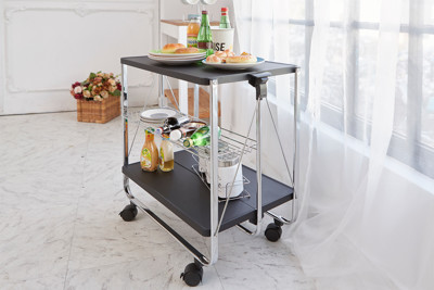 【ikloo】折叠式活动餐车/置物车 (3.2折)