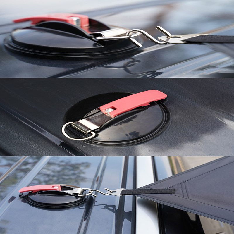 露營強力吸盤多功能車用強力吸盤車頂吸盤車邊帳吸盤車宿車露汽車吸盤超級吸盤車邊帳利器 松果購物