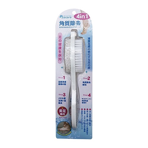 Cocoro 樂品4in1腳搓板 1入 去除足部角質 美足專用 去角質 松果購物