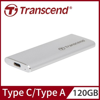 Transcend 創見 120GB ESD240C SSD USB3.1/Type C 雙介面行動 (9.2折)